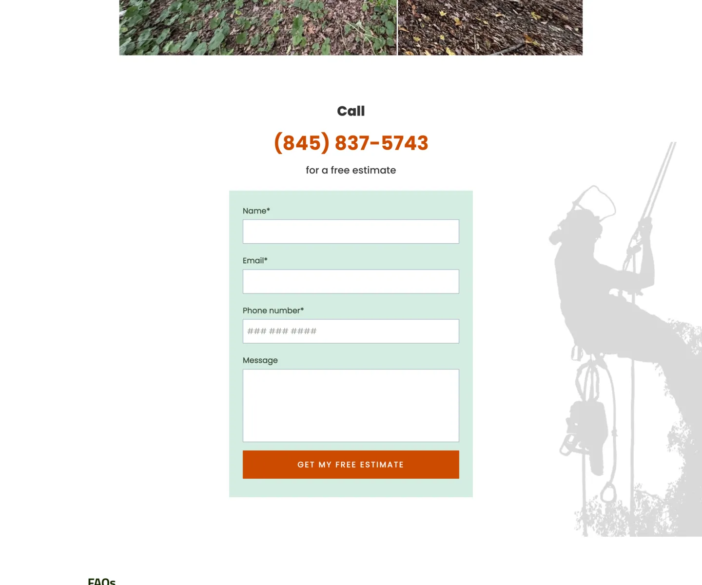 Miller Tree Operations contact web page