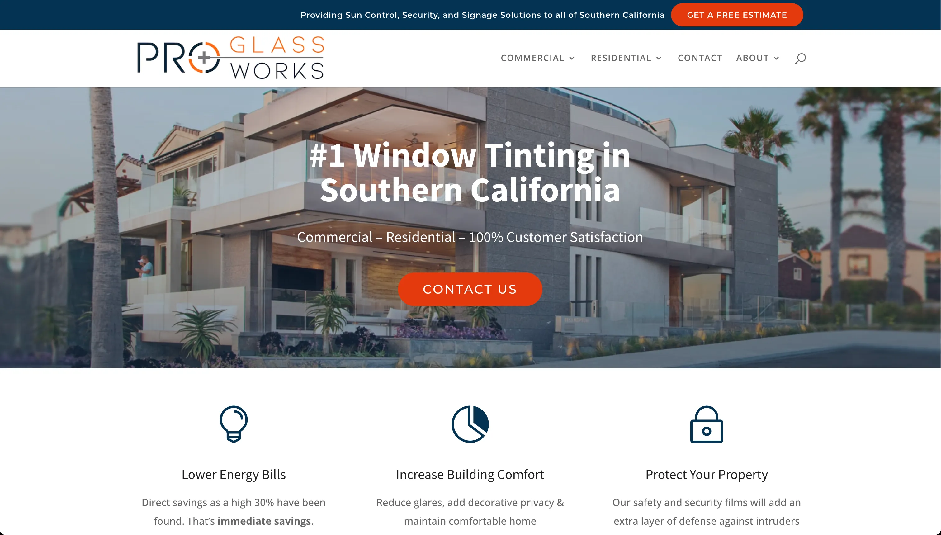 Pro Glass Works home page